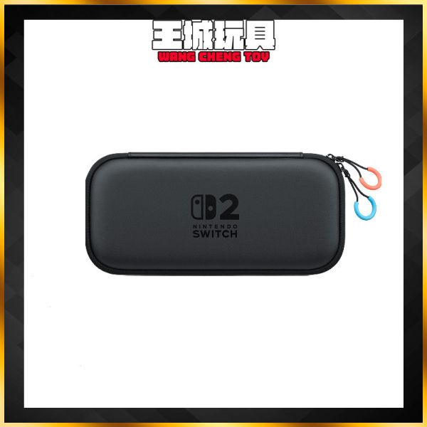 [2025-7~9月預購] 台灣公司貨 Switch 2 主機專用的便攜包(內附一張軟性保護貼) 黑色款, 不代貼 台灣公司貨 Switch 2 主機專用的便攜包(內附一張軟性保護貼) 黑色款