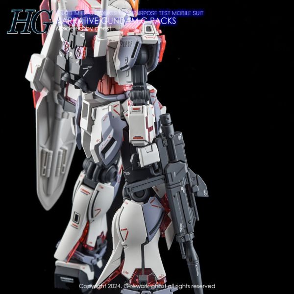 炎水貼 GHOST版 HG 1/144 敘事鋼彈 C裝備 高清 螢光 水貼 CGHG76 炎水貼 GHOST版 HG 1/144 敘事鋼彈 C裝備 高清 螢光 水貼 CGHG76