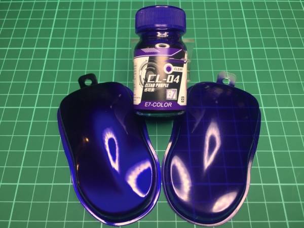 E7-CL-04 透明紫 E7.模型專用漆.硝基漆