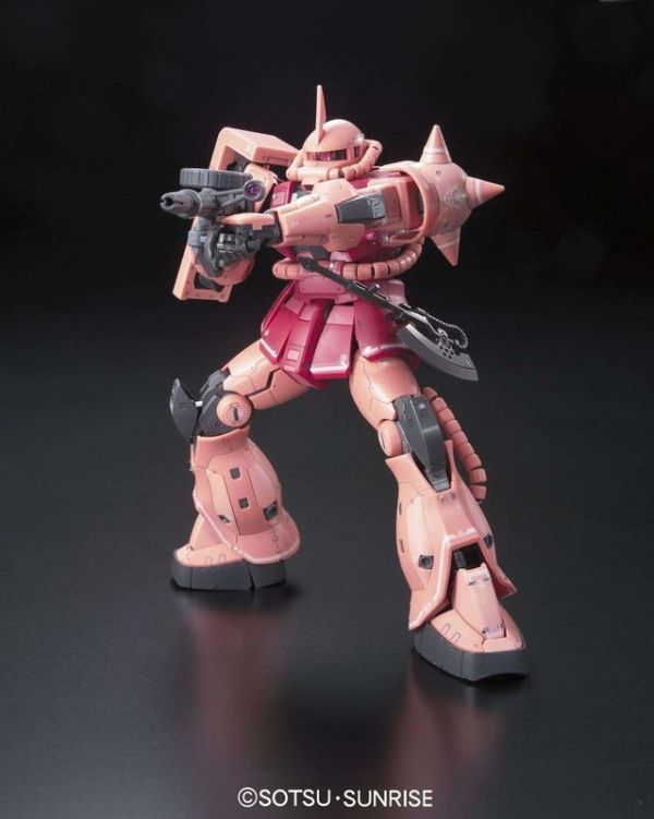 BANDAI  RG 1/144 MS-06S ZAKU II 夏亞專用機 紅薩克 II BANDAI.MS-06S ZAKU II 夏亞專用機 紅薩克
