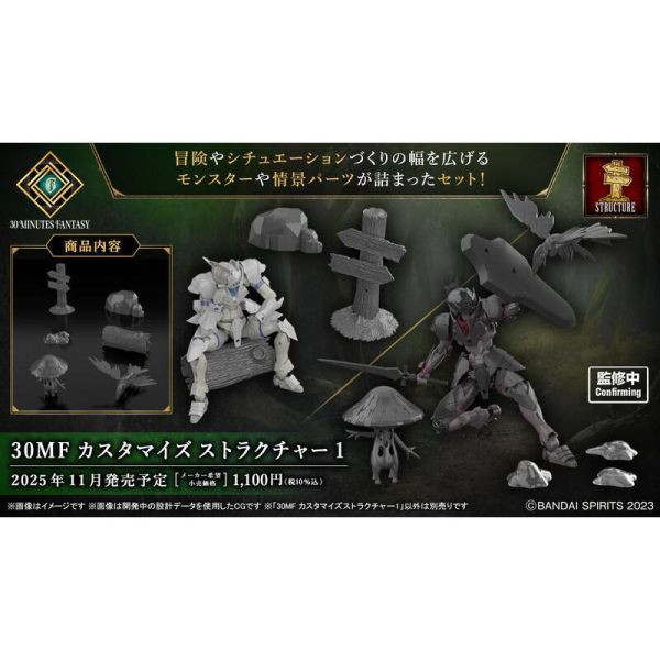 爆倉特價! 30MF 組裝奇幻輕作戰 改裝景物1 BANDAI 30MF 組裝奇幻輕作戰 改裝景物1