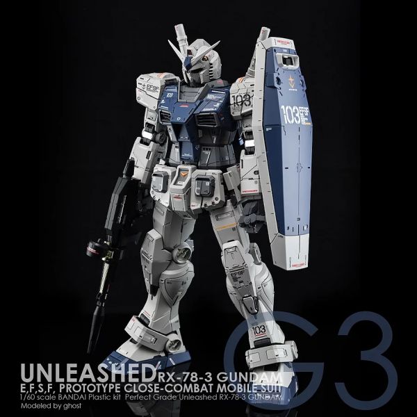 炎水貼 GHOST版 PG RX-78-2 G3 鋼彈 PGU 螢光 專用水貼 模型水貼.鋼彈水貼.