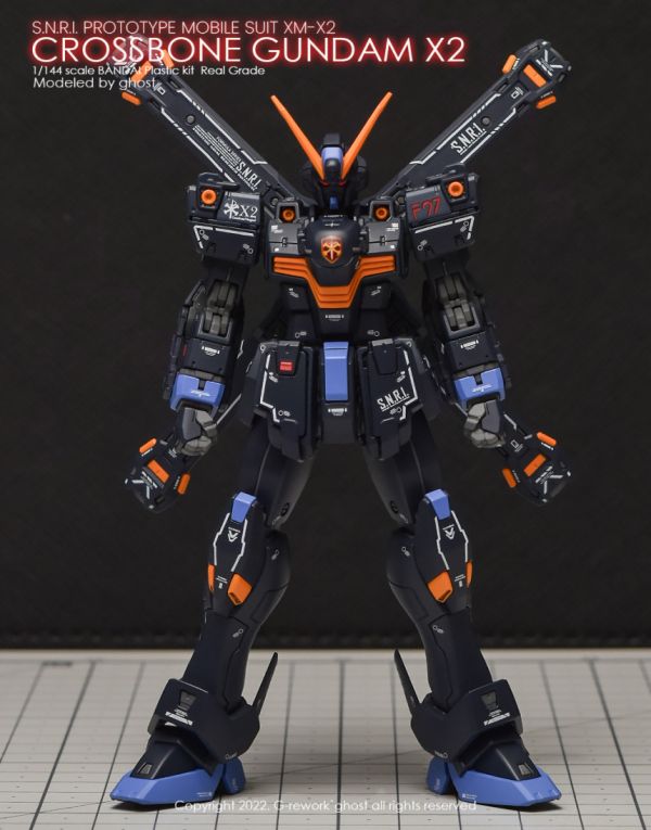 炎水貼 CHOST版 RG 海盜鋼彈X2 螢光 專用水貼 CGRG19 炎水貼 CHOST版 RG 海盜鋼彈X2 螢光 專用水貼 CGRG19