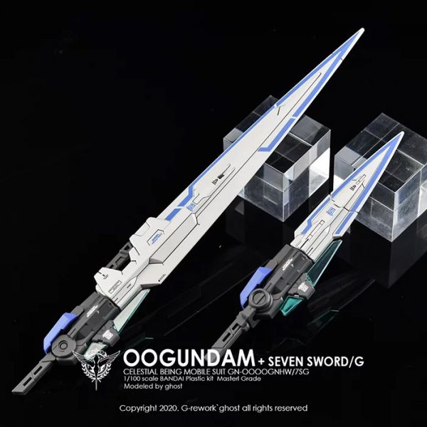 炎水貼 GHOST版 MG 00R seven sword 00 七劍 專用水貼 螢光 CGMG18 EVO水貼.鋼彈水貼.螢光水貼