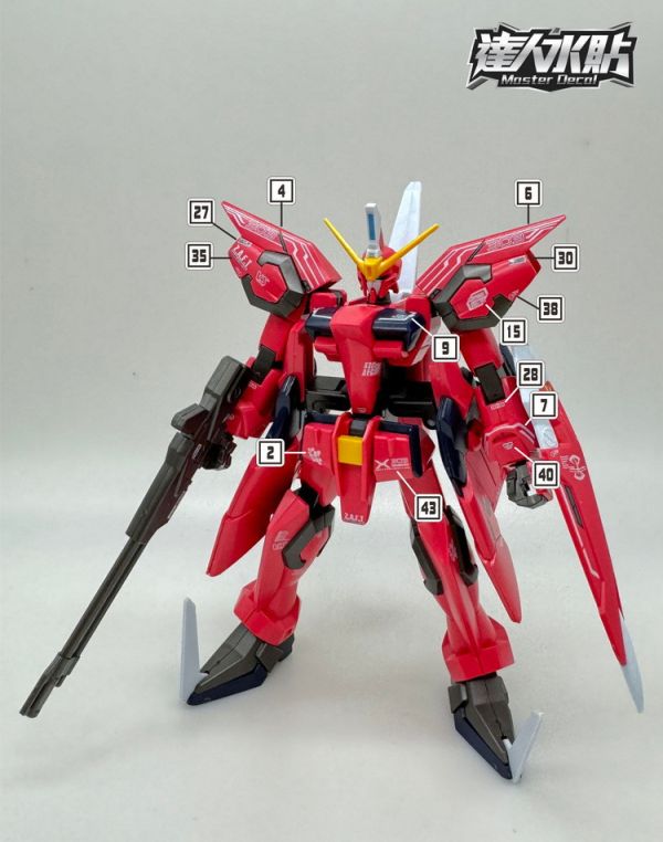 達人水貼 HG 1/144 神盾鋼彈 專用水貼 DLH042 達人水貼 HG 1/144 神盾鋼彈 專用水貼 DLH042