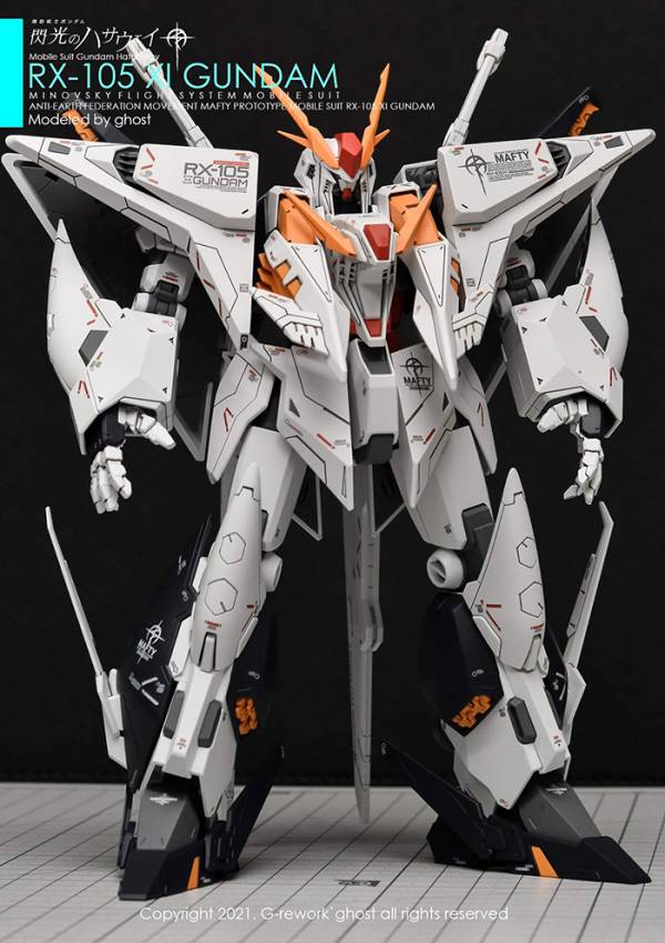 炎水貼 GHOST版  RX-105 XI GUMADN 柯西 鋼彈 專用水貼 螢光 CG-HG14 炎水貼 GHOST版  RX-105 XI GUMADN 柯西 鋼彈 專用水貼