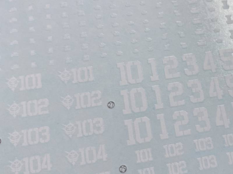 雪焰水貼 高清晰版 HG 1/144薩克2 TYPE C/ C-5 C6 螢光專用水貼 雪焰水貼 高清晰版 HG 1/144薩克2 TYPE C/ C-5 C6 螢光專用水貼