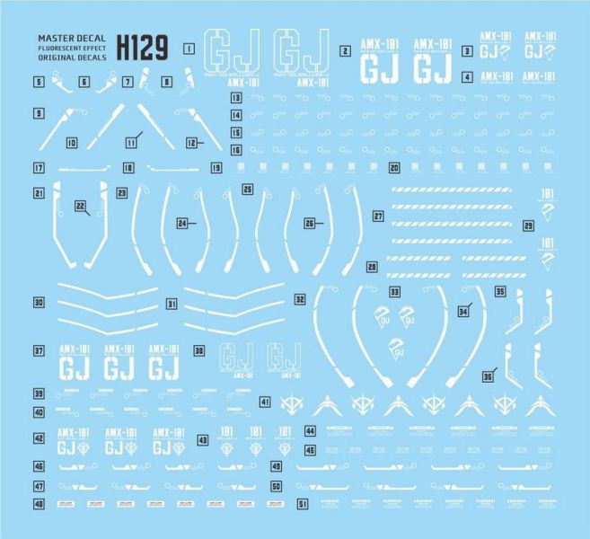 達人水貼 BANDAI HG 1/144 鋼彈ZZ GALLUSS-J 卡爾斯J  DLH129 鋼普拉 達人水貼 BANDAI HG 1/144 鋼彈ZZ GALLUSS-J 卡爾斯J  DLH129 鋼普拉