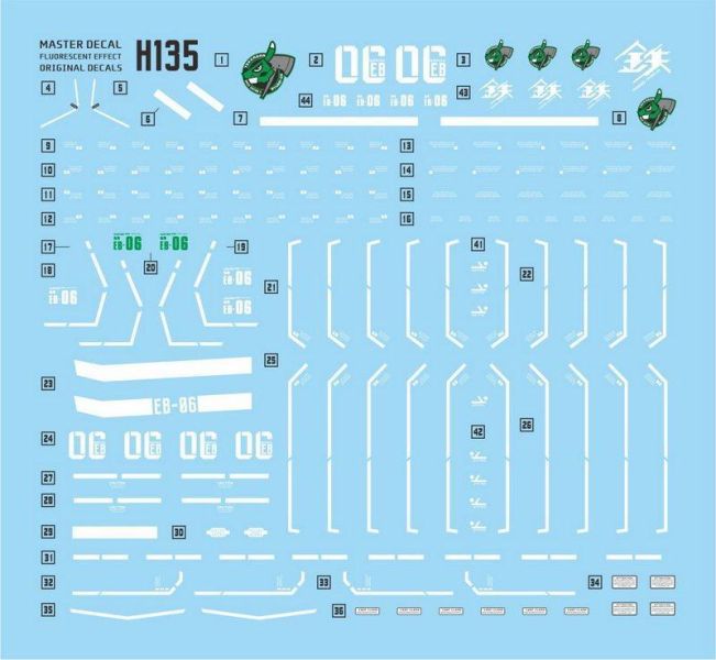 達人水貼 BANDAI HG 1/144 鋼彈 鐵血的孤兒 格雷茲  DLH135 鋼普拉 達人水貼 BANDAI HG 1/144 鋼彈 鐵血的孤兒 格雷茲  DLH135 鋼普拉