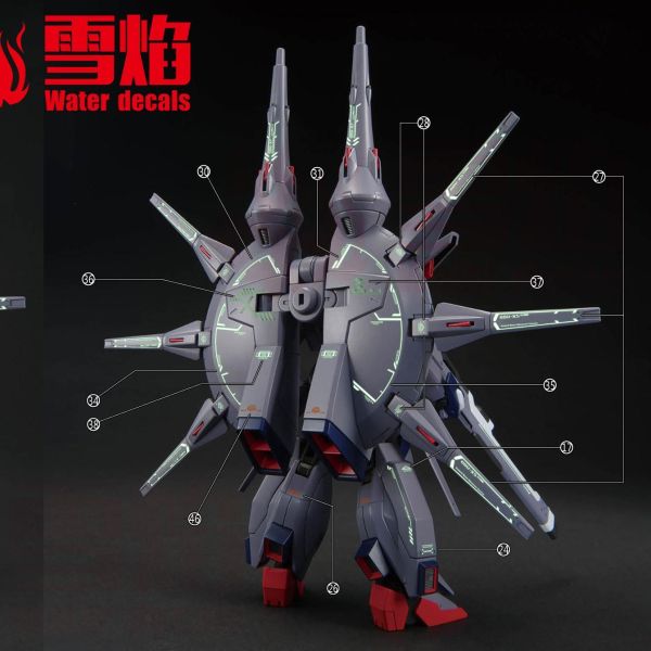 雪焰水貼 HGCE 1/144 傳說鋼彈 新生 SEED DESTINY螢光 高清 專用水貼 雪焰水貼 HGCE 1/144 傳說鋼彈 新生 SEED DESTINY螢光 高清 專用水貼