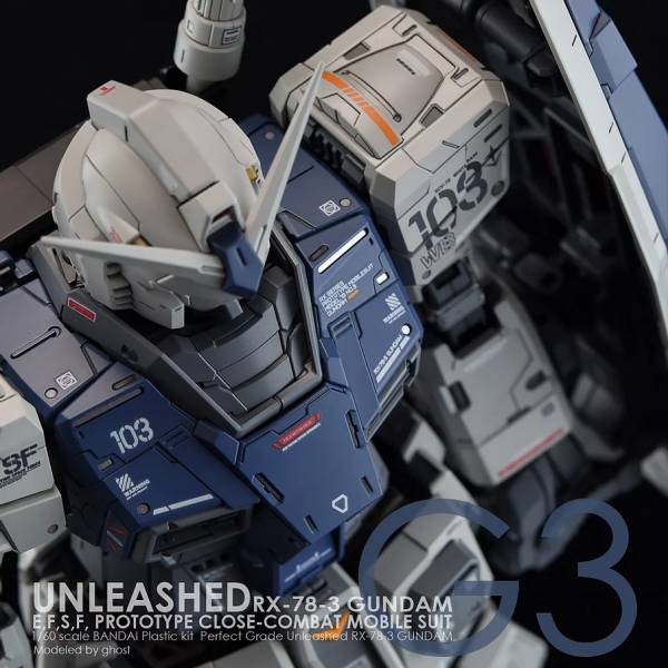炎水貼 GHOST版 PG RX-78-2 G3 鋼彈 PGU 螢光 專用水貼 模型水貼.鋼彈水貼.