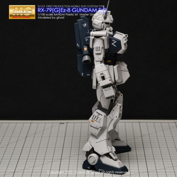 炎水貼 GHOST版 MG 1/100 RX-79[G] Ez-8 陸戰型 螢光專用水貼 CGMG52 炎水貼 GHOST版 MG 1/100 RX-79[G] Ez-8 陸戰型 螢光專用水貼 CGMG52