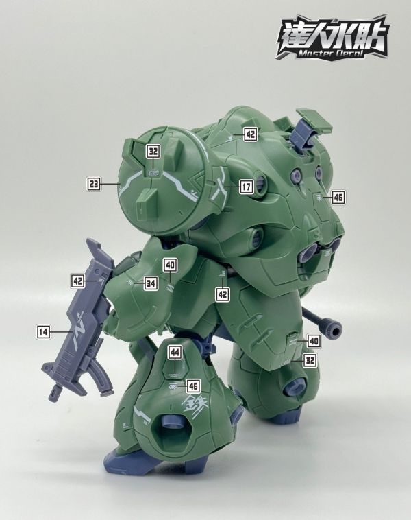 達人水貼 BANDAI HG 1/144 鐵血的孤兒 GUSION 智魔鋼彈 水貼 DLH128 達人水貼 BANDAI HG 1/144 鐵血的孤兒 GUSION 智魔鋼彈 水貼 DLH128