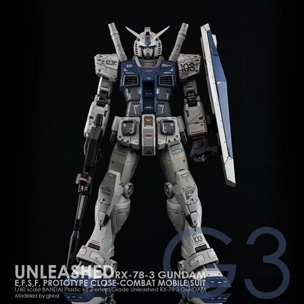 炎水貼 GHOST版 PG RX-78-2 G3 鋼彈 PGU 螢光 專用水貼 模型水貼.鋼彈水貼.
