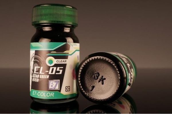 E7-CL-05 透明綠 E7.模型專用漆.硝基漆