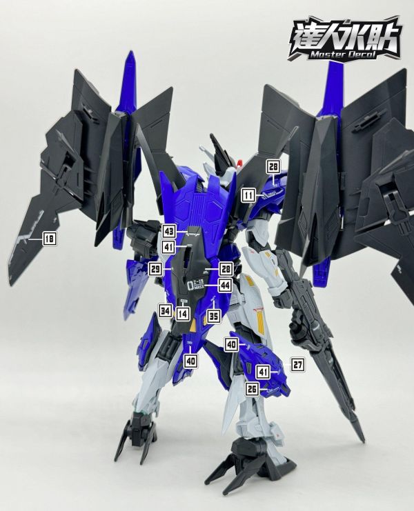 達人水貼 萬代 HG 1/144 幻象鋼彈 鋼彈W 專用水貼 鋼普拉 DLH147 達人水貼 萬代 HG 1/144 幻象鋼彈 鋼彈W 專用水貼 鋼普拉 DLH147