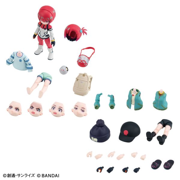 1月預購 BANDAI 盒玩 LINK TRAVELERS 連結旅行者 鋼彈GQuuuuuuX 瑪秋穿搭 套組 BANDAI 盒玩 LINK TRAVELERS 連結旅行者 鋼彈GQuuuuuuX 瑪秋穿搭 套組