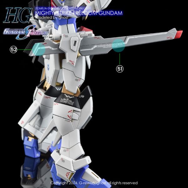 炎水貼 HG 1/144 全能攻擊自由 SEED FREEDOM 專用水貼 CGHG92 炎水貼 HG 1/144 全能攻擊自由 SEED FREEDOM 專用水貼 CGHG92