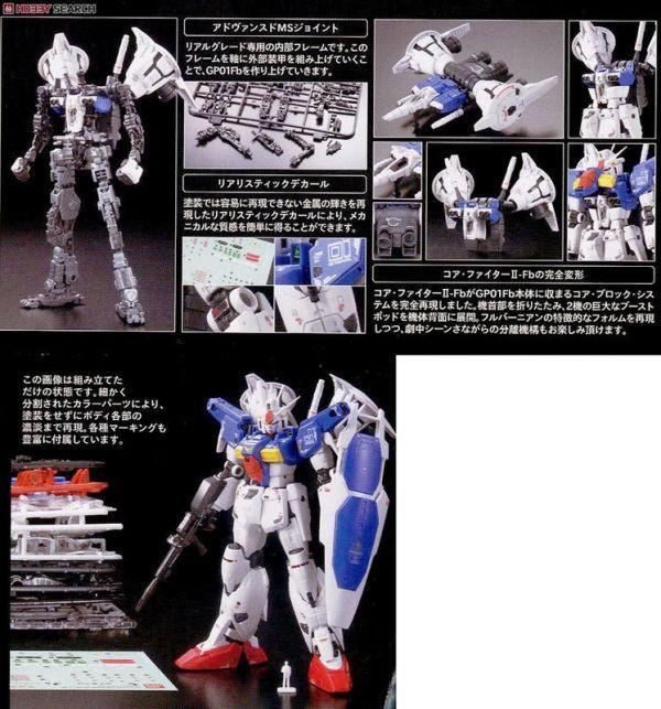 BANDAI RG 1/144 #13 RX-78 GP01FB 鋼彈 BANDAI RG 1/144 #13 RX-78 GP01FB 鋼彈