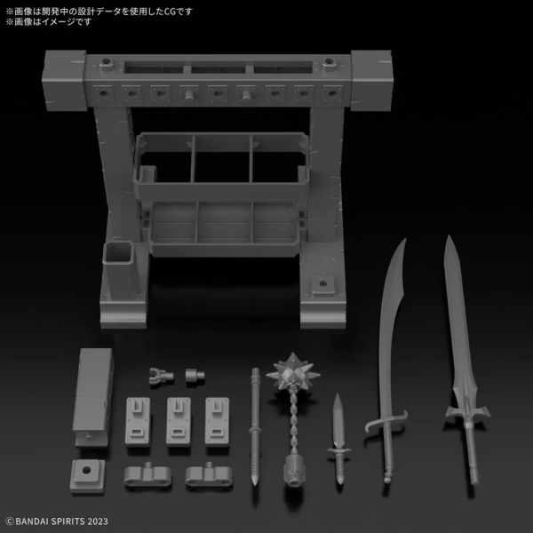 BANDAI 萬代 30MF 組裝奇幻輕作戰 道具店3 (選配式武裝) BANDAI 萬代 30MF 組裝奇幻輕作戰 道具店3 (選配式武裝)級鎧甲 (洛桑快刀刺客)