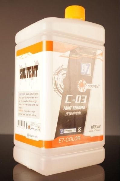E7-C-03 漆膜去除劑 E7.模型專用漆.硝基漆.稀釋