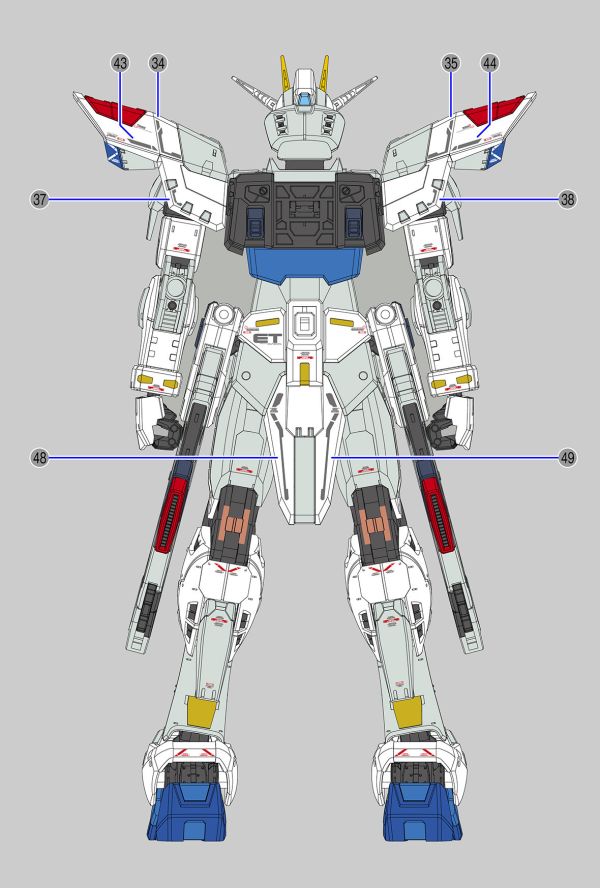 EVO水貼 RG 上海限定 自由鋼彈 高清晰 螢光專用水貼 ER05 EVO水貼 RG 上海限定 自由鋼彈 高清晰 螢光專用水貼 ER05