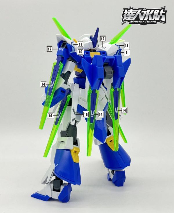 達人水貼 萬代 HG 1/144 AGE FX 鋼彈AGE 專用水貼 鋼普拉 DLH145 達人水貼 萬代 HG 1/144 AGE FX 鋼彈AGE 專用水貼 鋼普拉 DLH145