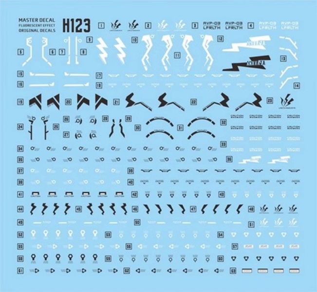 達人水貼 BANDAI HG 1/144 水星的魔女 魔靈鋼彈/阿諾庫塔 水貼 DLH123 達人水貼 BANDAI HG 1/144 水星的魔女 魔靈鋼彈/阿諾庫塔 水貼 DLH123