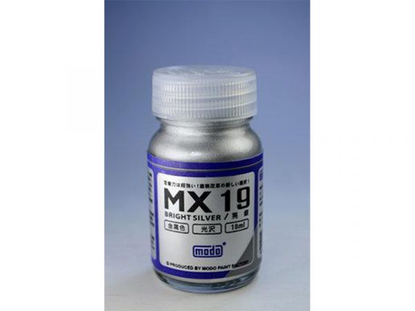 摩多製漆所-MX19亮銀 摩多製漆所.模型專用漆.硝基漆