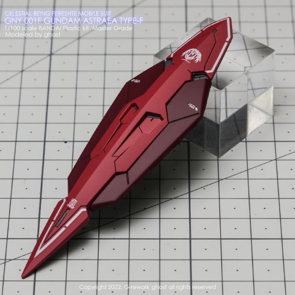 炎水貼 MG CHOST 正義女神F 專用水貼 CGMG50 炎水貼 MG CHOST 正義女神F 專用水貼 CGMG50