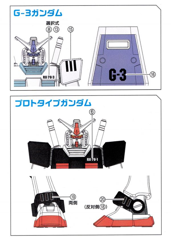 EVO水貼 EG RX-78-2 鋼彈  螢光 專用水貼 EE01 EVO水貼 EG RX-78-2 鋼彈  螢光 專用水貼 EE01