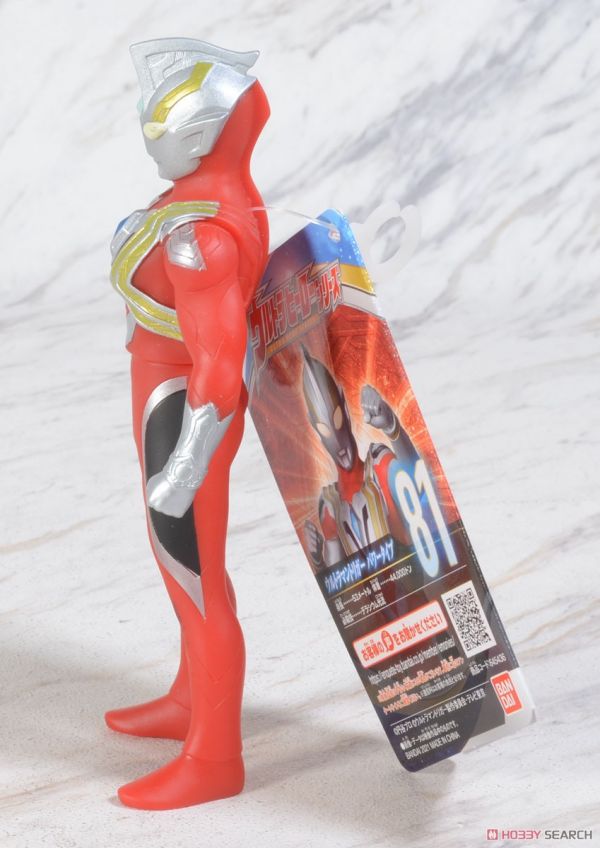 BANDAI 萬代 超人力霸王軟膠系列 81 超人力霸王特利卡 81 強壯型態  BANDAI 萬代 超人力霸王軟膠系列 81 超人力霸王特利卡 81 強壯型態