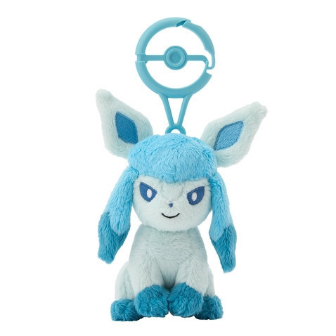 日本寶可夢中心-帶登山扣娃娃吊飾系列 冰伊布 日本寶可夢中心-帶登山扣娃娃吊飾系列 冰伊布