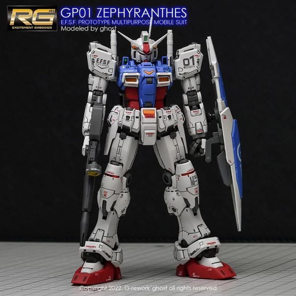 炎水貼 RG GP01 鋼彈 模型 螢光 專用水貼 CGRG27 炎水貼 RG GP01 鋼彈 模型 螢光 專用水貼 CGRG27