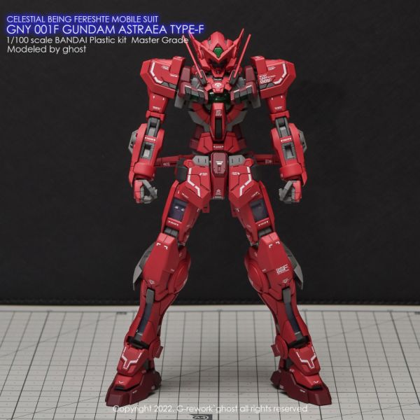 炎水貼 MG CHOST 正義女神F 專用水貼 CGMG50 炎水貼 MG CHOST 正義女神F 專用水貼 CGMG50