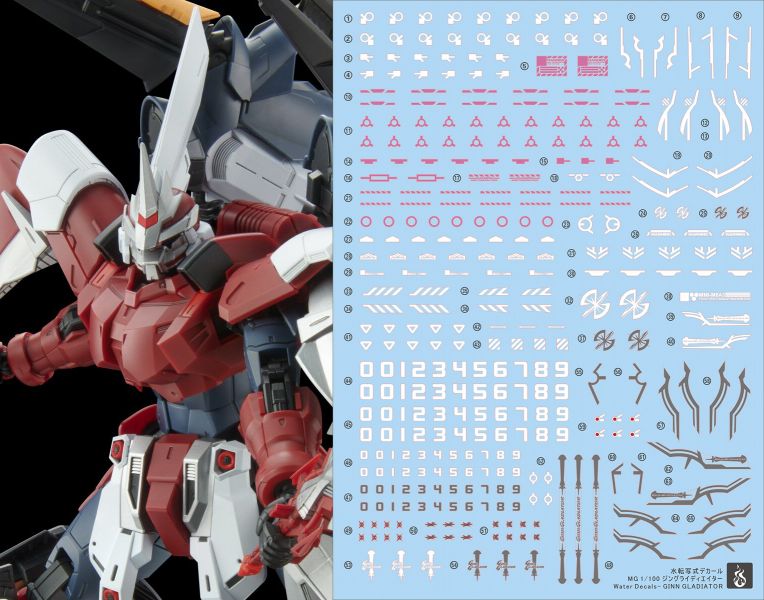 炎水貼 PB MG 1/100 基恩 角鬥士 專用水貼 CGMG47 炎水貼 PB MG 1/100 基恩 角鬥士 專用水貼 CGMG47彈 神 鋼彈 螢光 專用水貼 ER37
