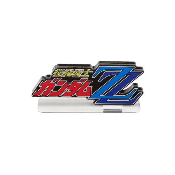 日版 魂商店限 ZZ鋼彈 壓克力 LOGO 展示 立牌 日版 魂商店限 ZZ鋼彈 壓克力 LOGO 展示 立牌