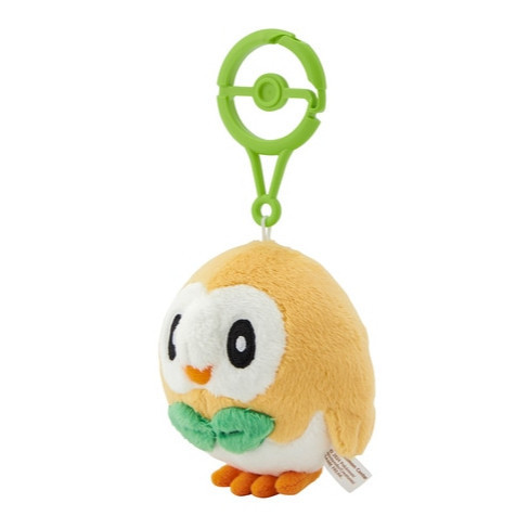 日本寶可夢中心限定 Pokémon 帶登山扣娃娃吊飾系列 木木梟 日本寶可夢中心限定 Pokémon 帶登山扣娃娃吊飾系列 木木梟