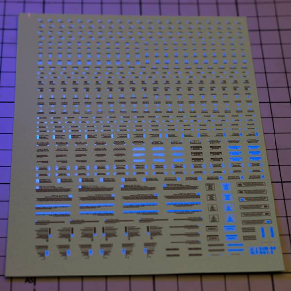 EVO水貼 通用比例 1/100 RB01-3 藍-灰 螢光水貼 EVO水貼.鋼彈.