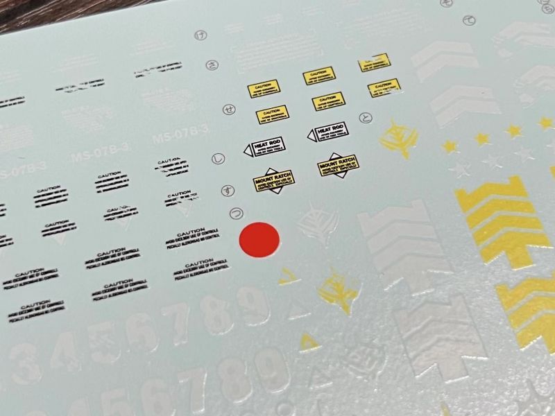 雪焰水貼 MG 1/100 古夫 特裝型 模型  高清晰 螢光水貼 SMG102 雪焰水貼 MG 1/100 古夫 特裝型 模型  高清晰 螢光水貼 SMG102