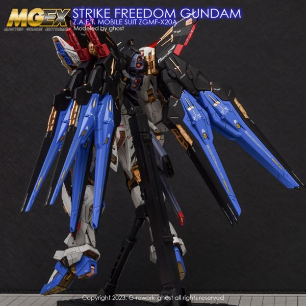 炎水貼 GHOST MGEX 攻擊自由鋼彈 Strike Freedom 螢光 專用水貼 CGMG58 炎水貼 GHOST MGEX 攻擊自由鋼彈 Strike Freedom 螢光 專用水貼 CGMG58