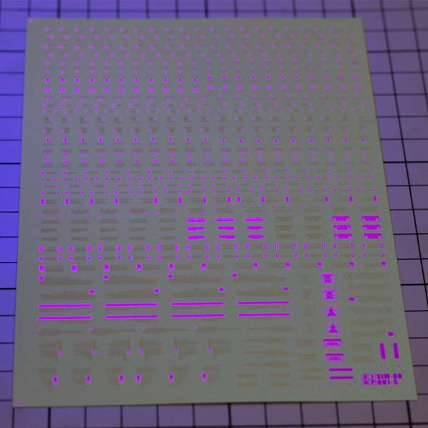 EVO水貼 通用比例 1/100 RB01-5 紫-白 螢光水貼 EVO水貼.鋼彈.
