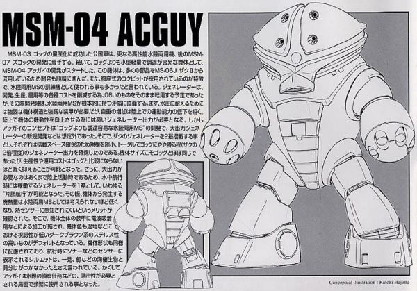 BANDAI MG 1/100 MSM-04 亞凱 BANDAI MG 1/100 MSM-04 亞凱