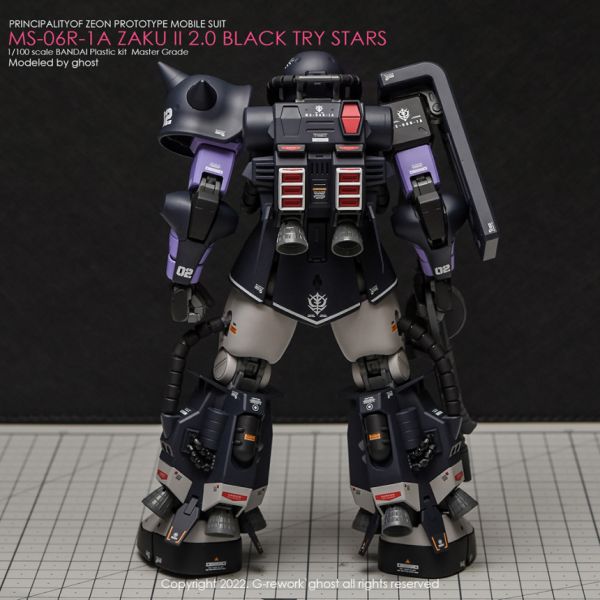 炎水貼 MG 1/100 黑色三星 薩克II ZAKUII 專用水貼 CGMG48 炎水貼 MG 1/100 黑色三星 薩克II ZAKUII 專用水貼 CGMG48