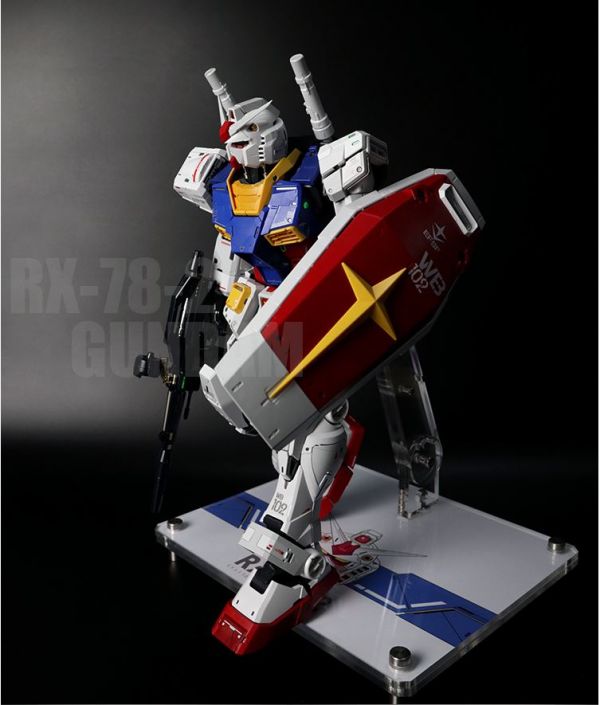 PG UNLEASHED 1/60 RX-78-2 鋼彈 PGU 專用展示地台支架 鋼彈.模型.展示.壓克力.支架.地台.底座