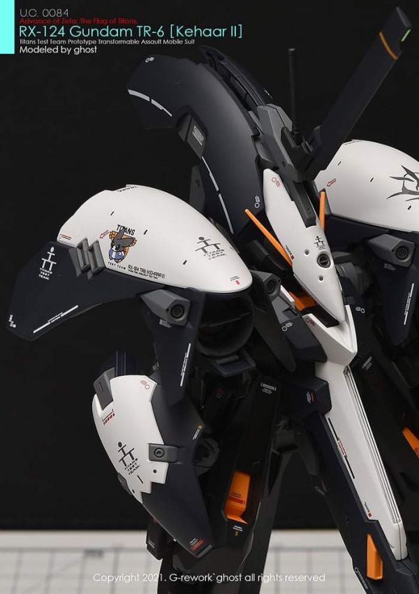 炎水貼 GHOST原創 HG 1/144 RX-124 基哈爾2 TR-6 熒光 專用水貼 CG-HG17 炎水貼 GHOST原創 HG 1/144 RX-124 基哈爾2 TR-6 熒光 專用水貼 CG-HG17