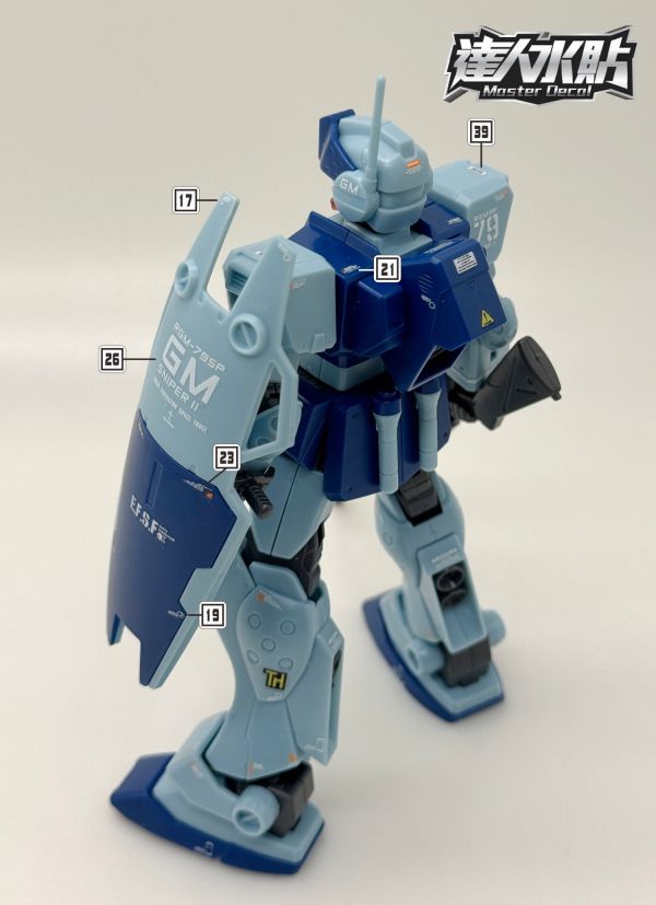 達人水貼 HGUC 1/144 狙擊吉姆 II 專用水貼 DLH103 達人水貼 HGUC 1/144 狙擊吉姆 II 專用水貼 DLH103