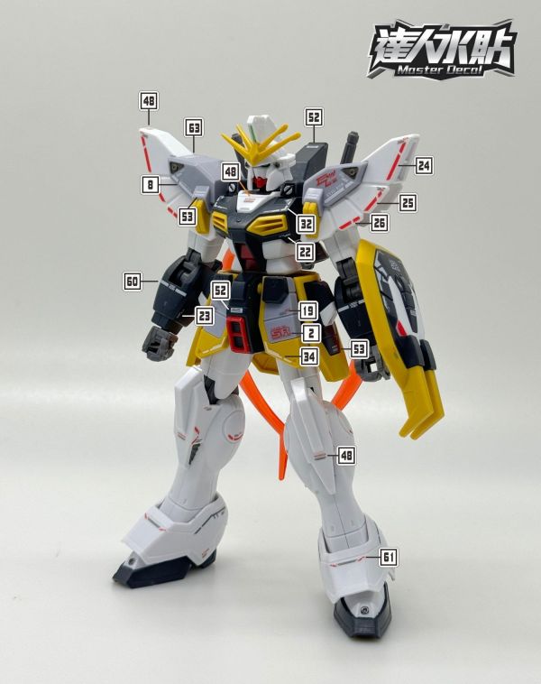 達人水貼 BANDAI HG 1/144 鋼彈W 重武裝鋼彈 沙漠鋼彈 水貼 DLH126 達人水貼 BANDAI HG 1/144 鋼彈W 重武裝鋼彈 沙漠鋼彈 水貼 DLH126