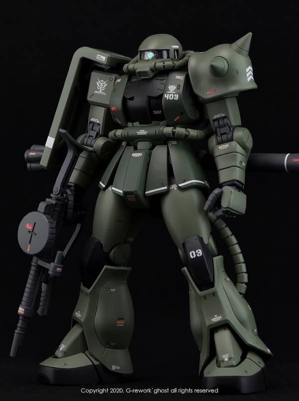 炎水貼 GHOST版 MG 綠薩克 量產型 陸戰型 螢光 專用水貼 炎水貼.模型水貼.鋼彈水貼.鋼彈模型水貼