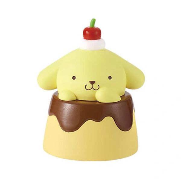 扭蛋 三麗鷗 布丁狗的日常 三麗鷗 布丁狗的日常扭蛋 TOMY多美各種姿勢布丁狗 布丁 蜜蜂 蛋包飯 南瓜 太陽花草帽